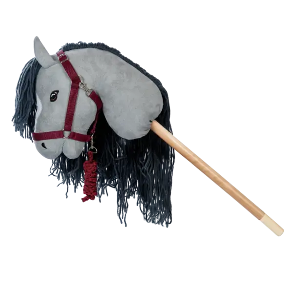 Halster en Halstertouw rood voor Hobby horse