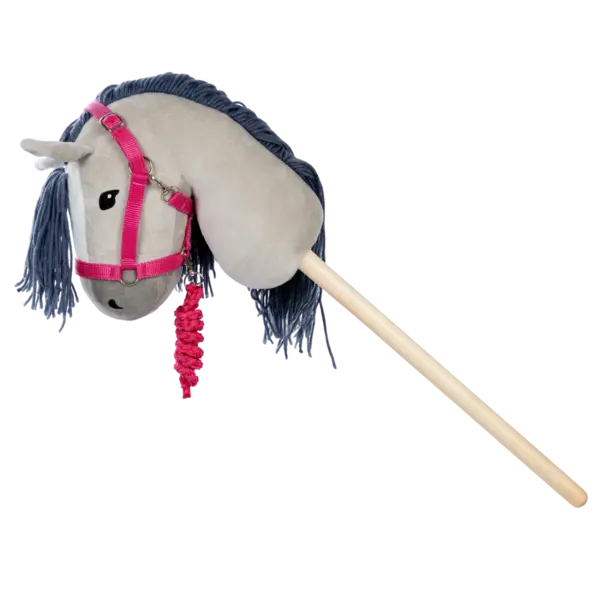 Halster en Halstertouw roze voor Hobby horse