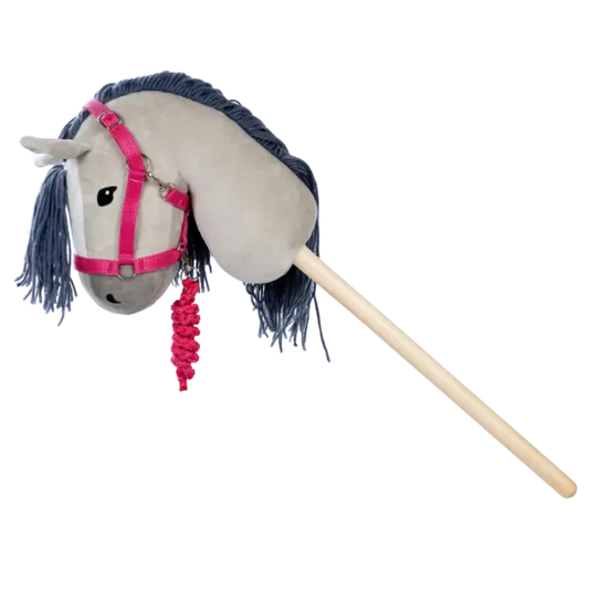 Halster en Halstertouw roze voor Hobby horse