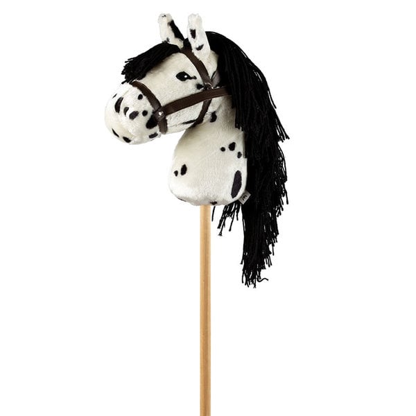 Hobby Horse Appaloosa Wit / Zwart Gestippeld