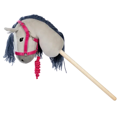 Halster en Halstertouw roze voor Hobby horse