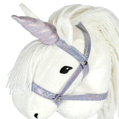 Unicorn hoorn en halster lila